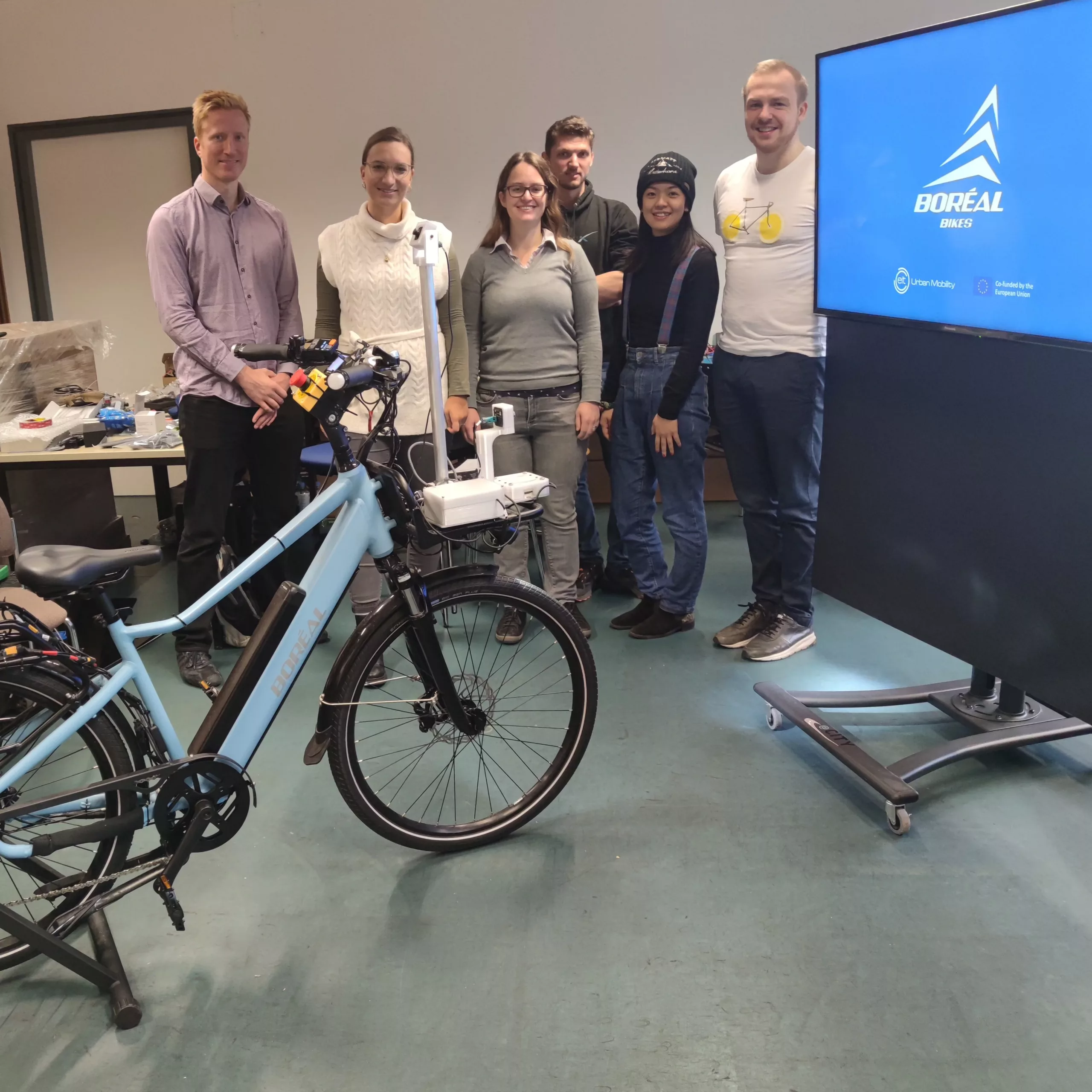 Boreal smart sensor bike at the Technical University of Munich